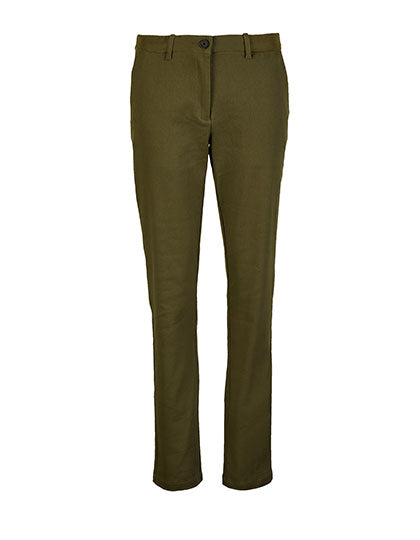 Women´s Chino Pants Gustave in Deep Khaki, Größe 48
