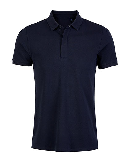 Men´s Piqué Polo Shirt Owen in Night, Größe 4XL