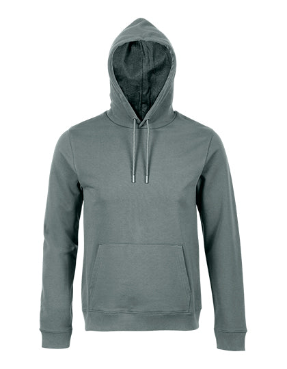 Men´s French Terry Hoodie Nicholas in Dusty Green, Größe 4XL