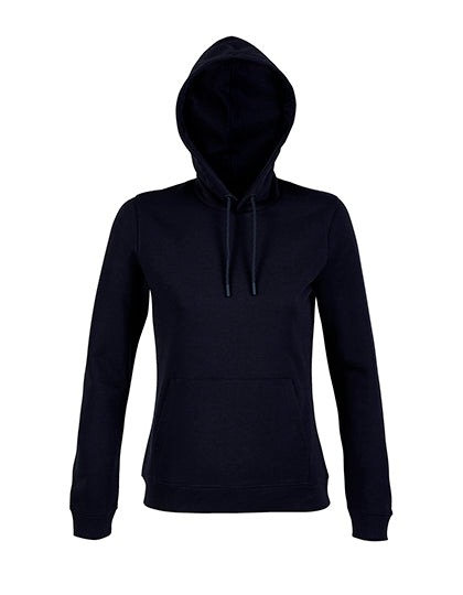 Women´s French Terry Hoodie Nicholas in Night, Größe 3XL