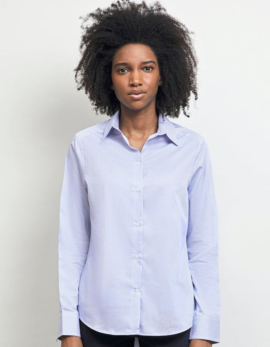 Women´s Easy Care Striped Shirt Baptiste