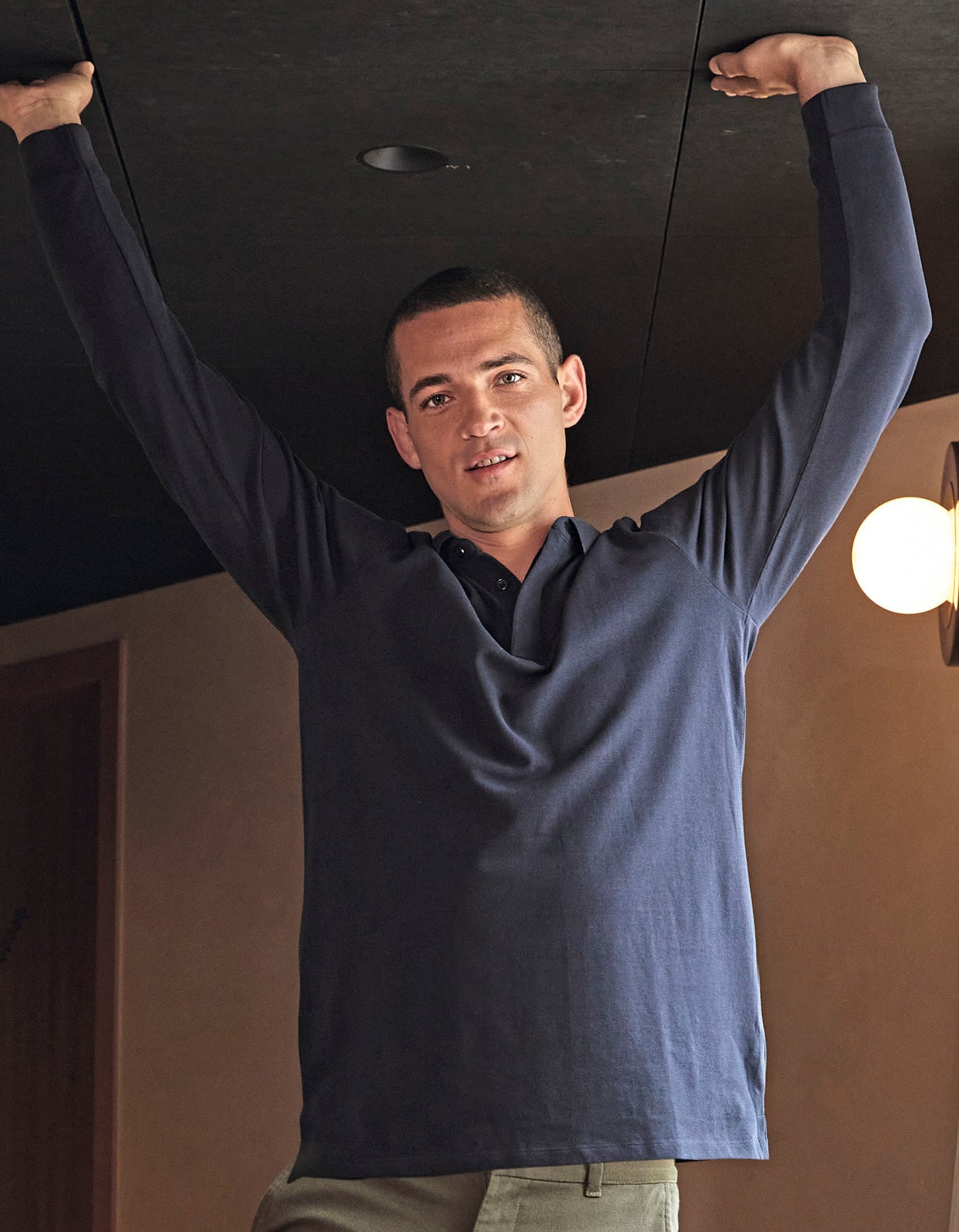 Men´s Long Sleeve Polo Shirt Owen