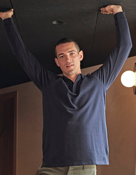 Men´s Long Sleeve Polo Shirt Owen