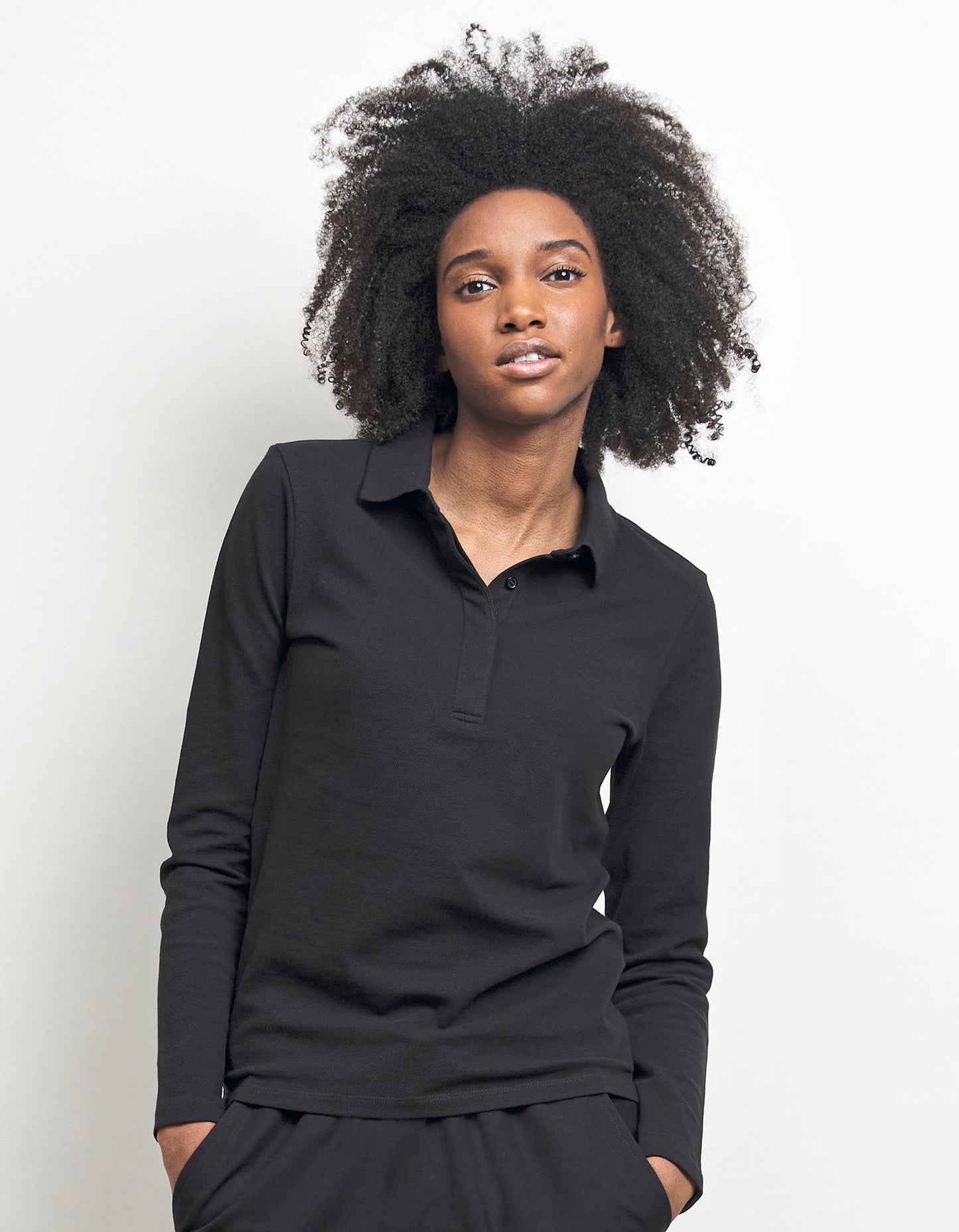 Women´s Long Sleeve Polo Shirt Owen