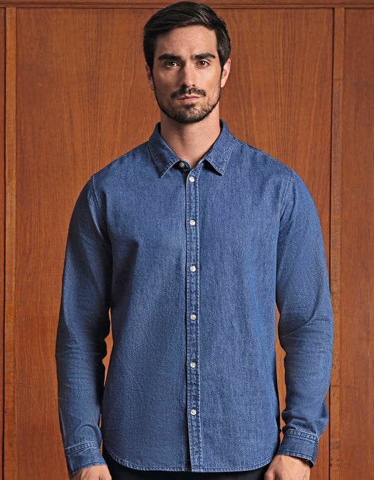 Men´s High-End Denim Shirt Bennett