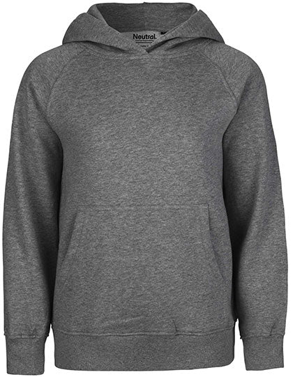 Kids´ Hoodie in Dark Heather, Größe 152/158