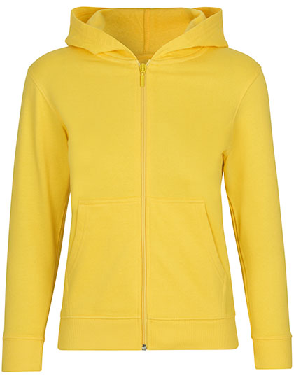 Kids´ Zip Hoodie in Yellow, Größe 152/158