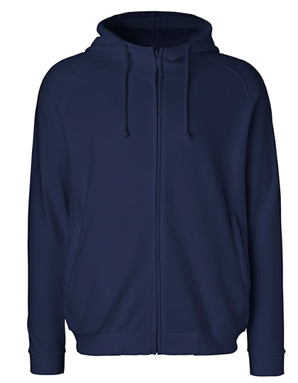 Unisex Hoodie With Hidden Zip in Navy, Größe 3XL