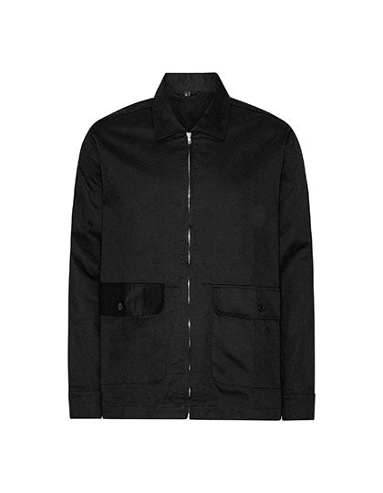 Twill Jacket in Black, Größe 3XL