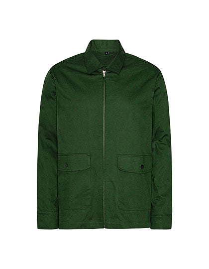 Twill Jacket in Bottle Green, Größe 3XL