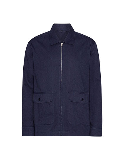 Twill Jacket in Navy, Größe 3XL