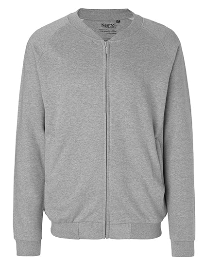 Unisex Jacket With Zip in Sport Grey, Größe 3XL