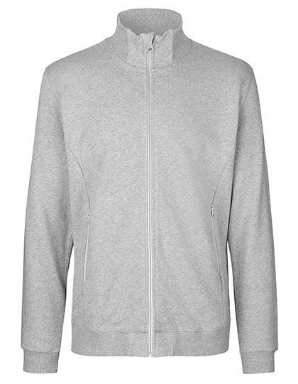 Unisex High Neck Jacket in Sport Grey, Größe 3XL