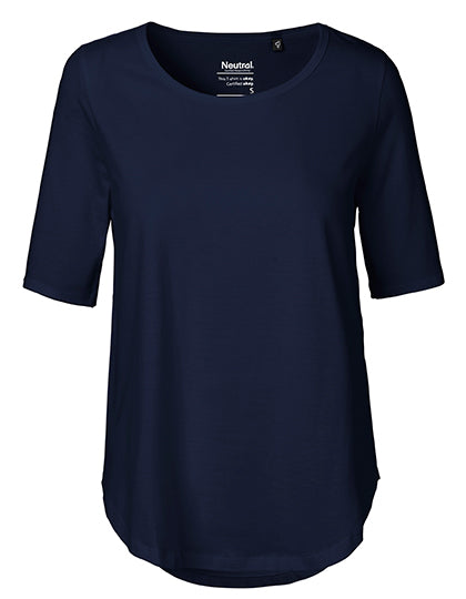 Ladies´ Half Sleeve T-Shirt in Navy, Größe XXL