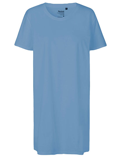 Ladies´ Long Length T-Shirt in Dusty Indigo, Größe XXL