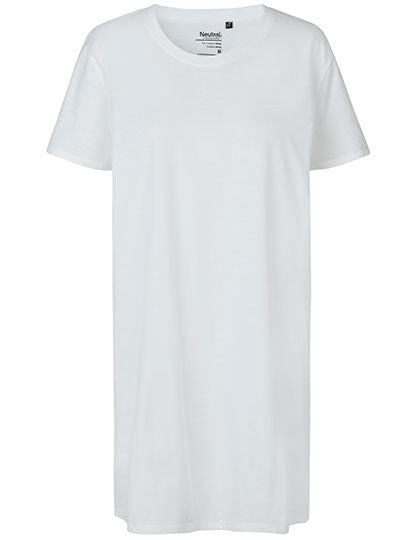 Ladies´ Long Length T-Shirt in White, Größe XXL