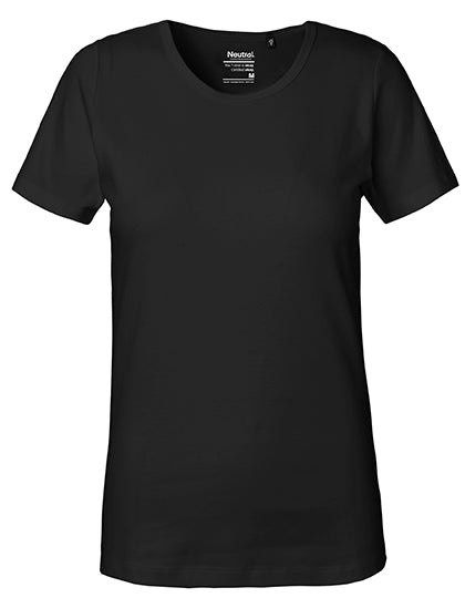 Ladies´ Interlock T-Shirt in Black, Größe XXL