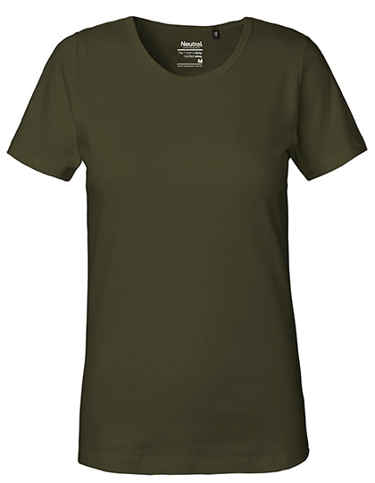 Ladies´ Interlock T-Shirt in Military, Größe XXL