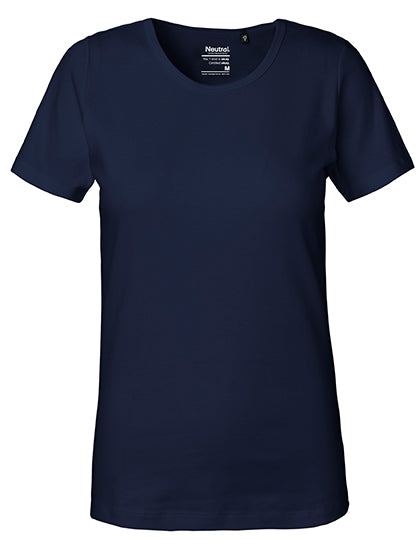 Ladies´ Interlock T-Shirt in Navy, Größe XXL