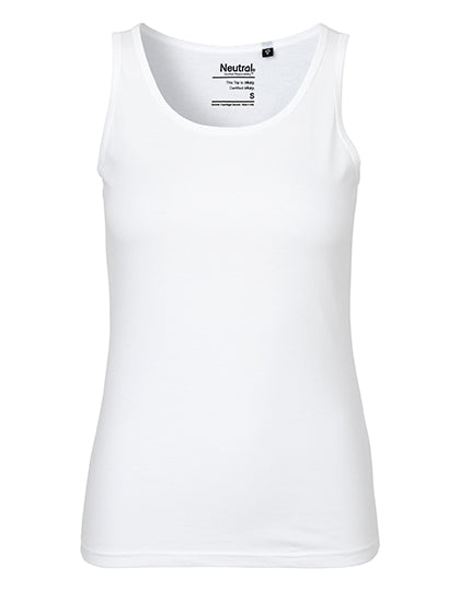 Ladies´ Tank Top in White, Größe XXL