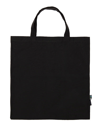 Shopping Bag Short Handles in Black, Größe 38 x 42 cm