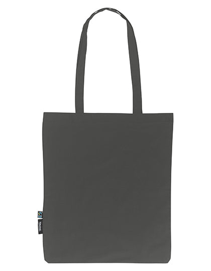 Shopping Bag With Long Handles in Charcoal, Größe 38 x 42 cm