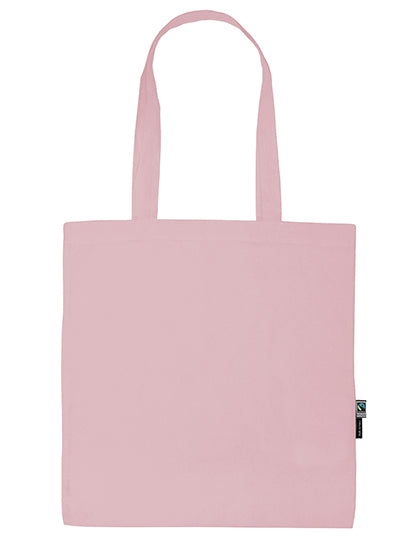 Shopping Bag With Long Handles in Light Pink, Größe 38 x 42 cm