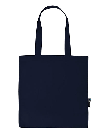 Shopping Bag With Long Handles in Navy, Größe 38 x 42 cm