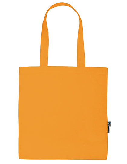 Shopping Bag With Long Handles in Okay Orange, Größe 38 x 42 cm