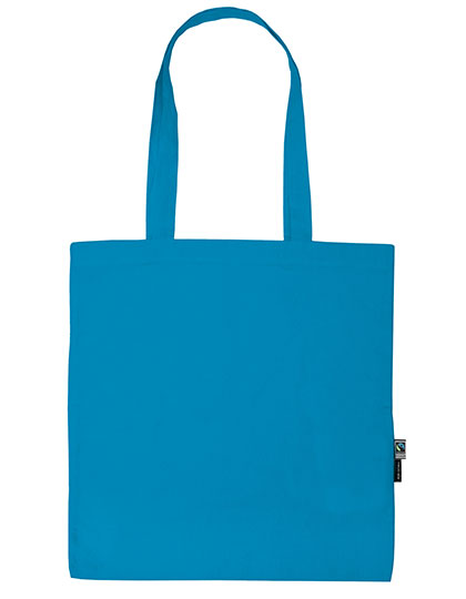 Shopping Bag With Long Handles in Sapphire, Größe 38 x 42 cm