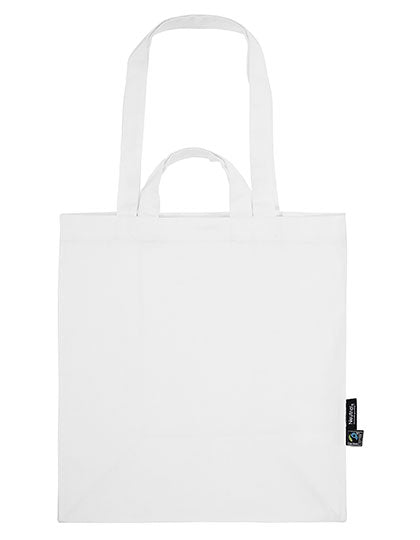 Twill Bag, Multiple Handles in White, Größe 35 x 38 cm
