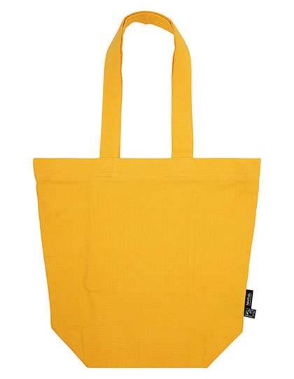 Panama Bag With Zipper in Okay Orange, Größe 38 x 42 cm