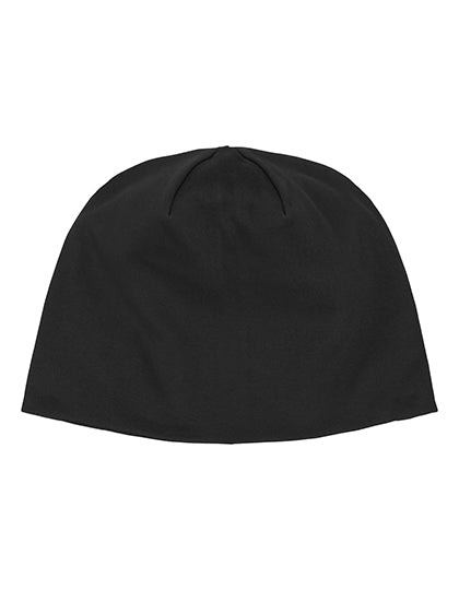 Interlock Beanie in Black, Größe One Size