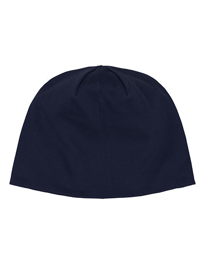Interlock Beanie in Navy, Größe One Size