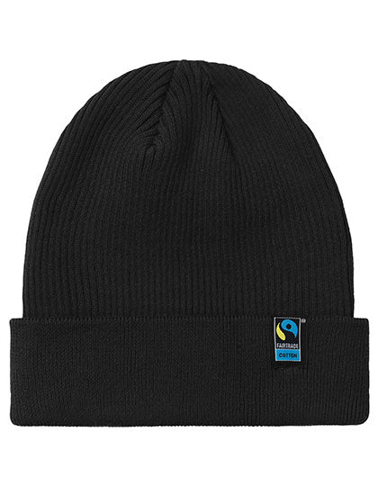 Mixed Knit Beanie in Black, Größe One Size