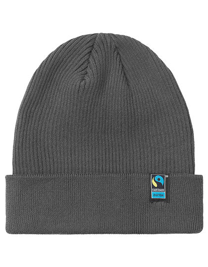 Mixed Knit Beanie in Charcoal, Größe One Size