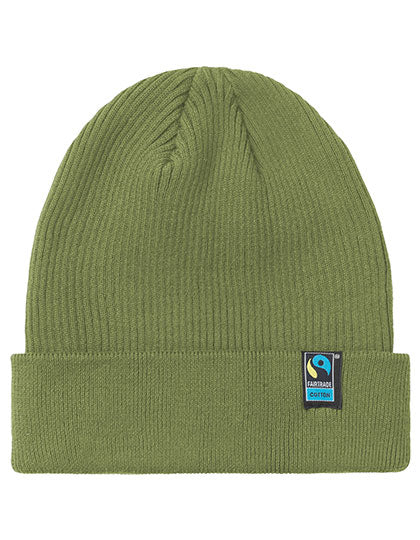 Mixed Knit Beanie in Military, Größe One Size