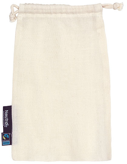 Cotton Bag With Drawstrings (5 Pieces) in Nature, Größe 21 x 29 cm