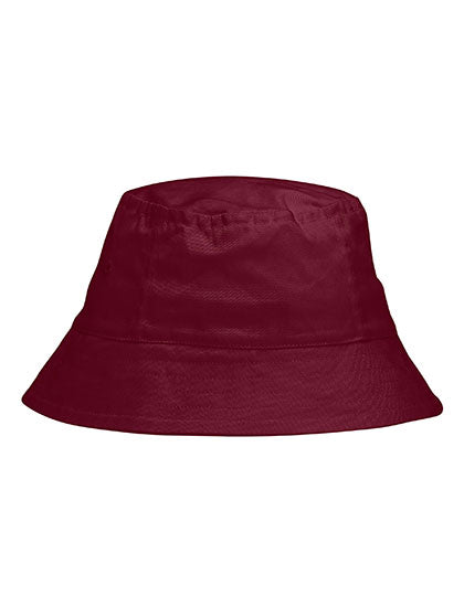 Bucket Hat in Bordeaux, Größe M/L