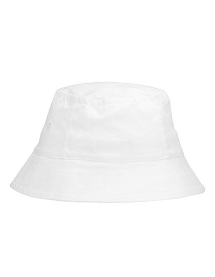 Bucket Hat in White, Größe M/L