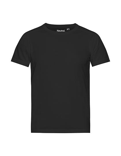 Recycled Kids Performance T-Shirt in Black, Größe 152/158