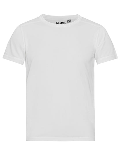 Recycled Kids Performance T-Shirt in White, Größe 152/158