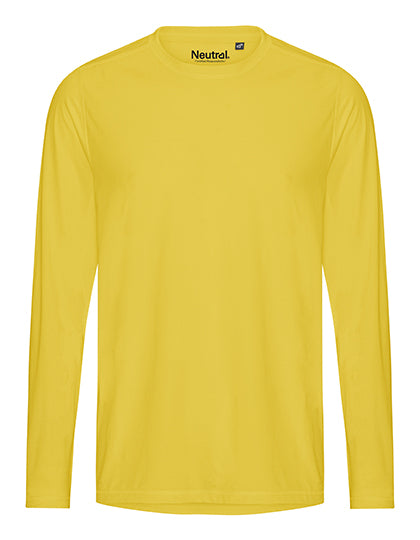 Recycled Performance Long Sleeve T-Shirt in Yellow, Größe 3XL