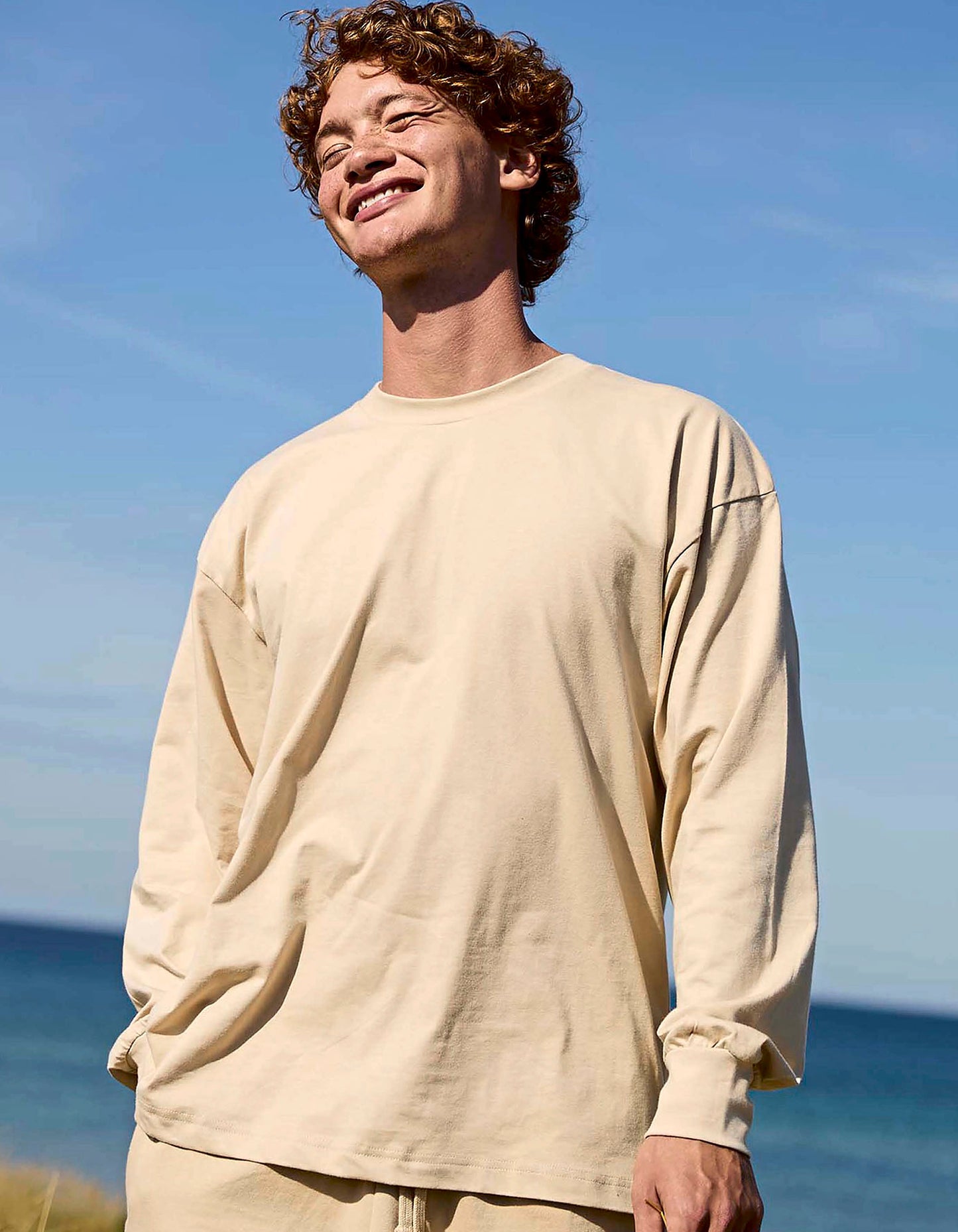 Tiger Cotton Oversized LS T|Shirt