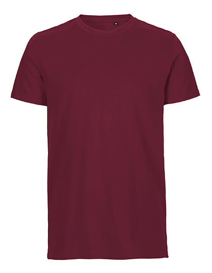 Unisex Tiger Cotton T-Shirt in Bordeaux, Größe 3XL