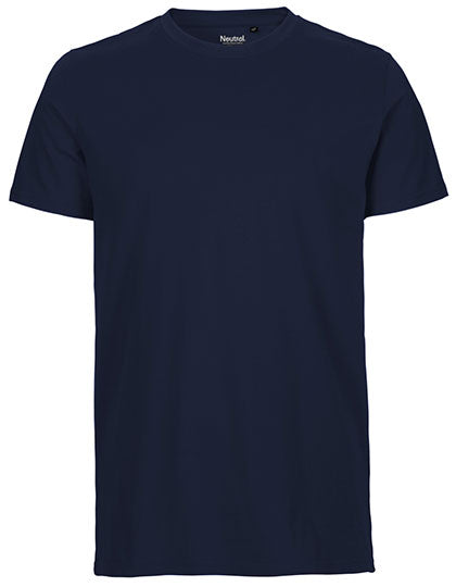 Unisex Tiger Cotton T-Shirt in Navy, Größe 3XL