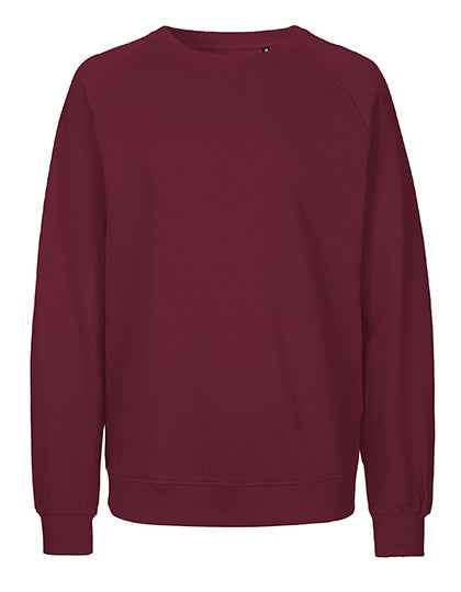 Unisex Tiger Cotton Sweatshirt in Bordeaux, Größe 3XL