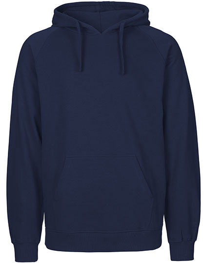 Unisex Tiger Cotton Hoodie in Navy, Größe 3XL