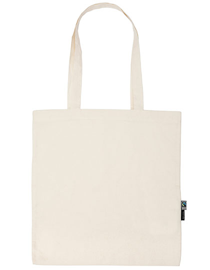 Tiger Cotton Shopping Bag With Long Handles in Nature, Größe 38 x 42 cm