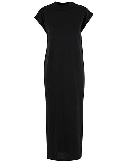 Ladies Long Extended Shoulder Dress